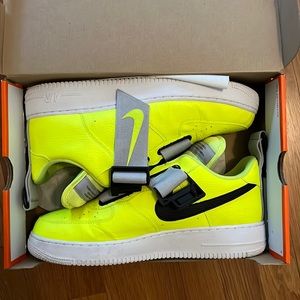Rare Nike AF1 “Utility” Volt. Size 12.